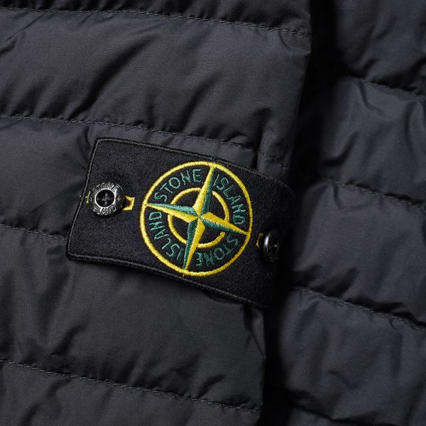 Stone Island Lightweight Puffer Jacket Navy End