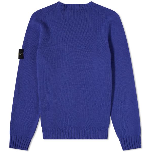 bright blue stone island jumper