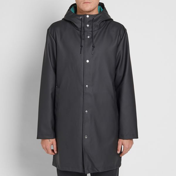 adidas black raincoat