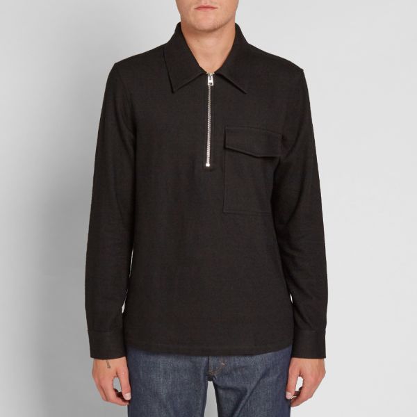 Half zip overshirt Clearance