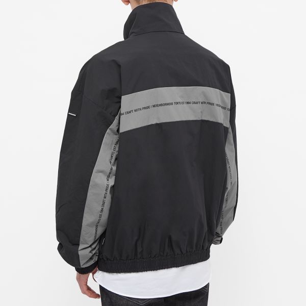 Neighborhood Track Jacket Black | END. (TW) オカヤドカリ neighborhood JKT TRACK ナイロンジャケット