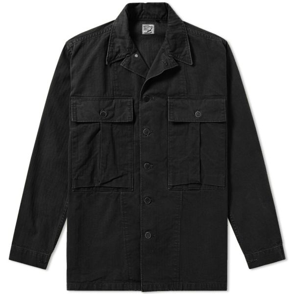 orSlow US Army Jacket Black Herringbone Twill END. (NL)