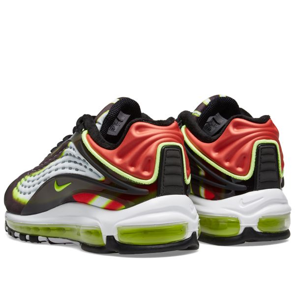 Air Max Deluxe Black Volt Habanero Red Air Max Deluxe Black Volt Habanero Red