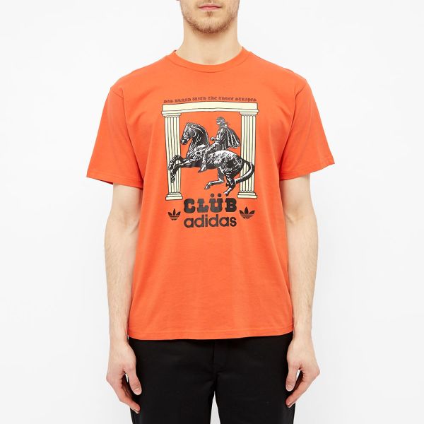 Adidas Club Pillars Tee Glow Amber END. (HK)