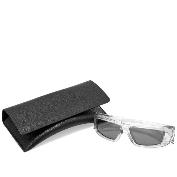 Rick Owens Rick Sunglasses Transparent Black End