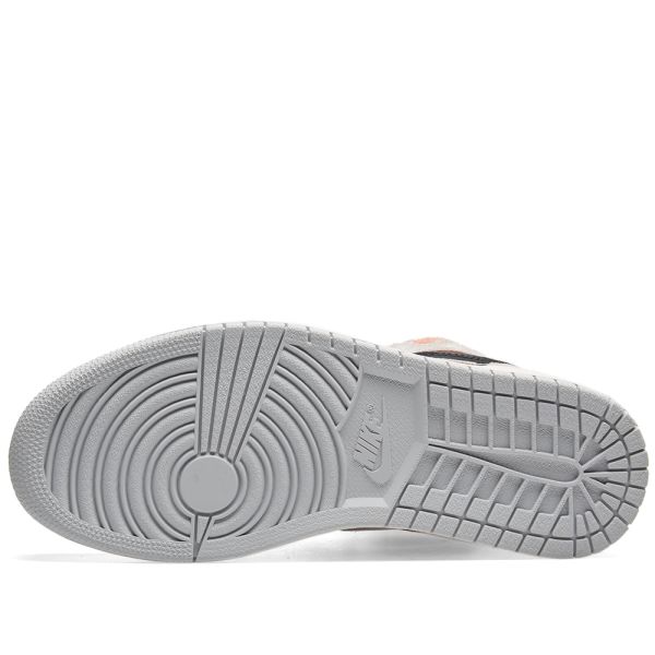 air jordan 1 retro high og grey crimson