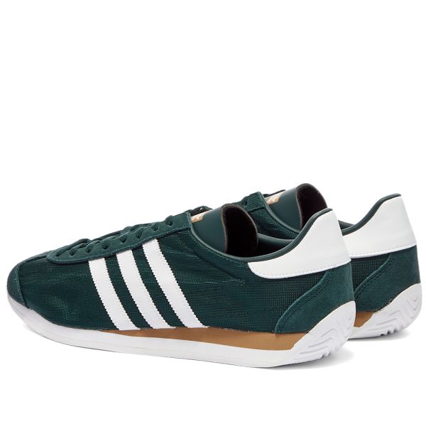adidas country green and white