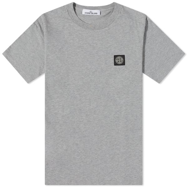 Stone Island Patch Tee Melange Grey END. (US)