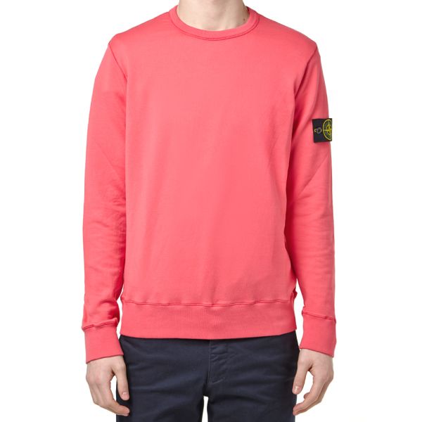 stone island coral sweatshirt