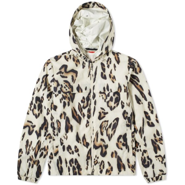 moncler leopard coat