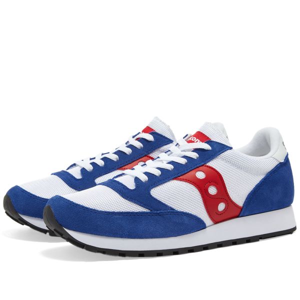 saucony shoes blue and white