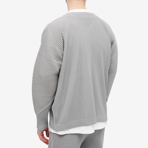 homme plisse cardigan