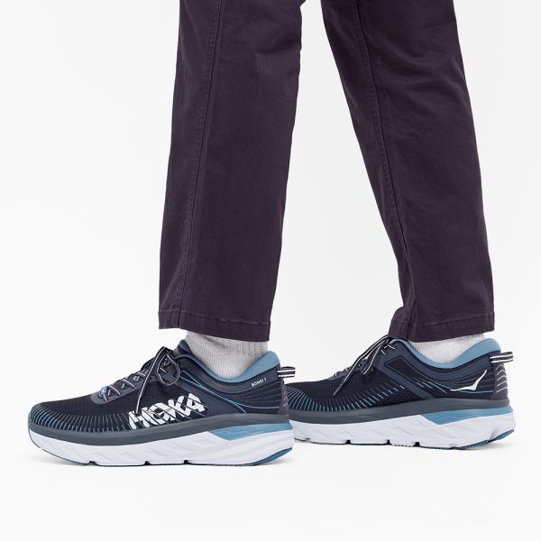 Hoka bondi 7 blue Clearance