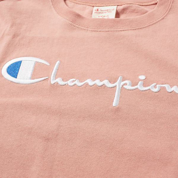dark pink champion shirt