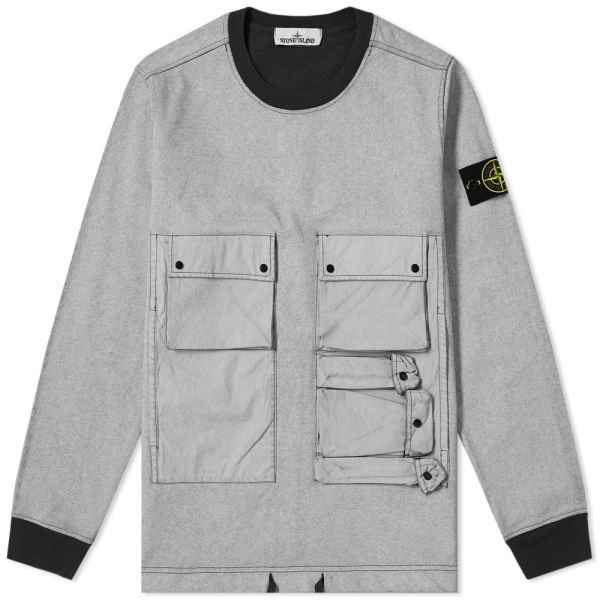 Stone island chalk pocket sweatshirt clearance