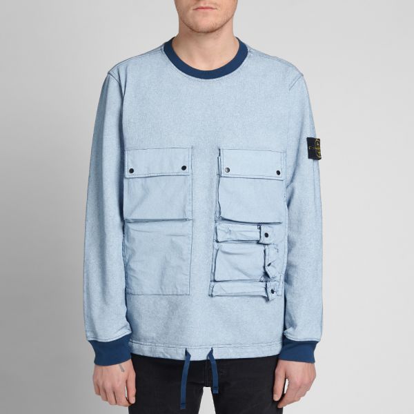 Stone island chalk pocket sweatshirt clearance