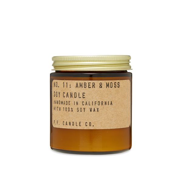 0855111006096 11: Amber /& Moss Soy Candle - No 3.5 oz Candle Co.. P.F