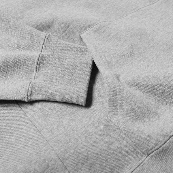 Wood Wood Aa Ian Logo Popover Hoody Grey Pink End Hk