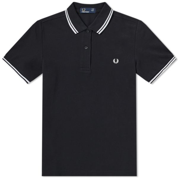 fred perry white polo women's