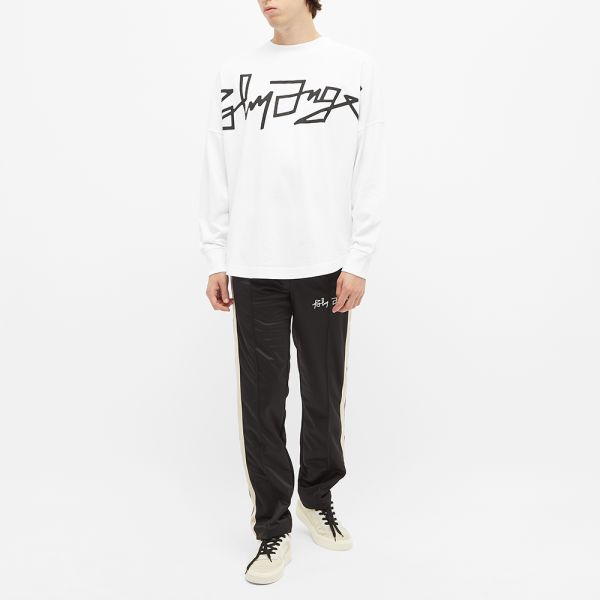 Palm Angels New Logo Long Sleeve Tee 