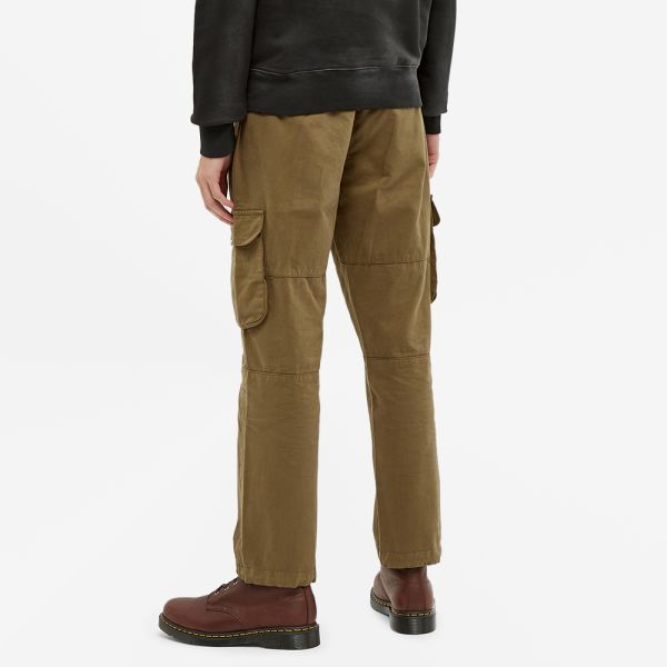 wide leg military trousers