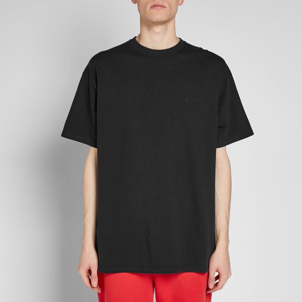Balenciaga t shirt back logo clearance