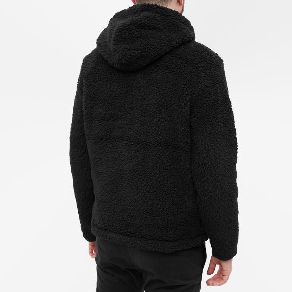 Napapijri Borg Fleece Quarter Zip Black | END. (KR)