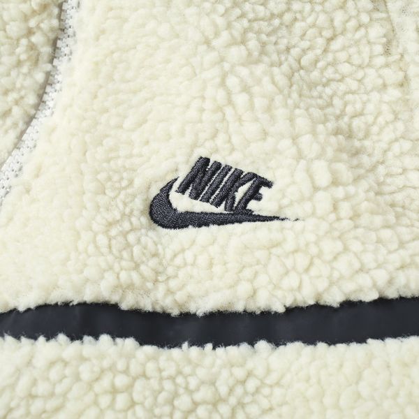 Nike Tech Sherpa Wind Runner Light Bone & Black | END. (US)