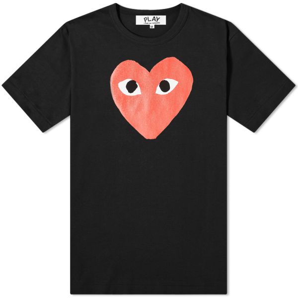 Shirt with red heart logo clearance