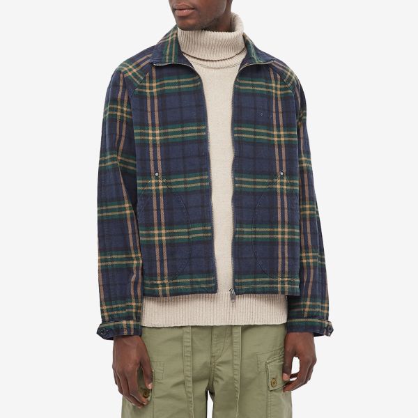 Nigel Cabourn Check Short Flight Jacket 