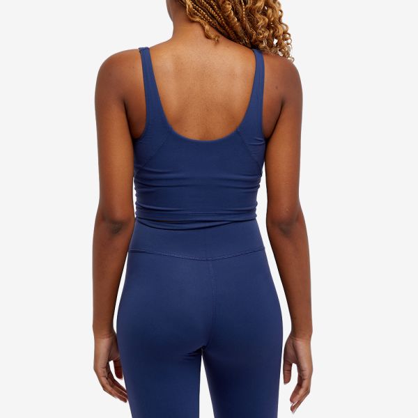 Sporty & Rich Cropped Tank Bra Top Navy & White END. (HK)