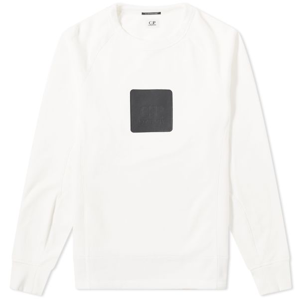 cp company rubber logo sweatshirt