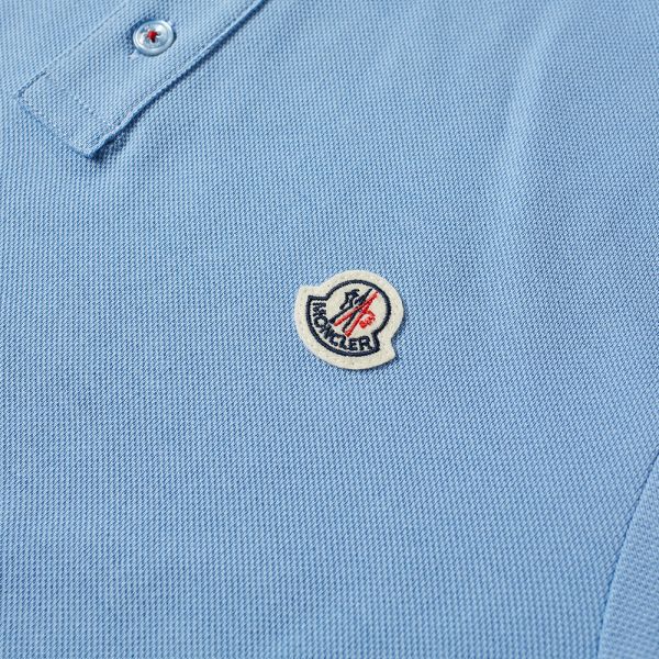 Moncler light blue polo Clearance