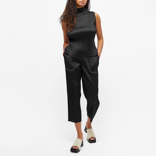 Pleats Please Issey Miyake Basics Pleats Sleeveless Top