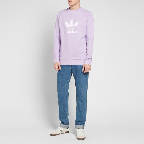 Adidas trefoil purple glow Clearance
