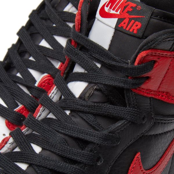 jordan 1 black university red white