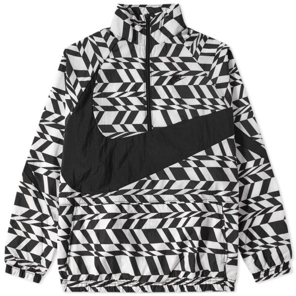 nike half zip woven jacket