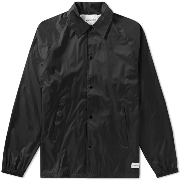 plain black coach jacket