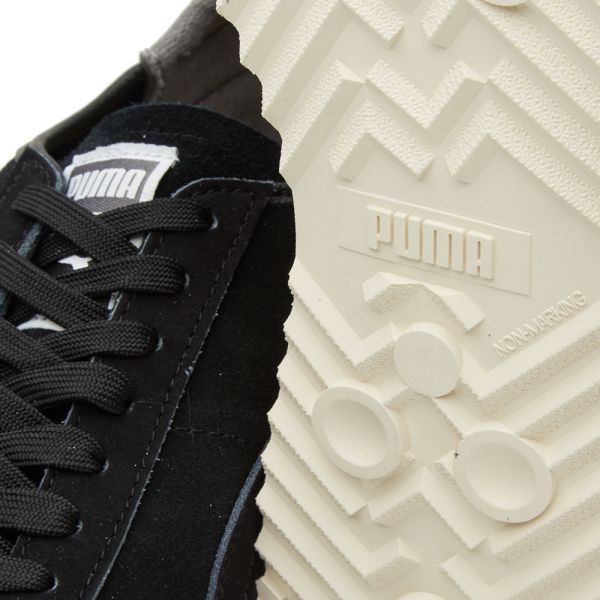 puma roma black leather