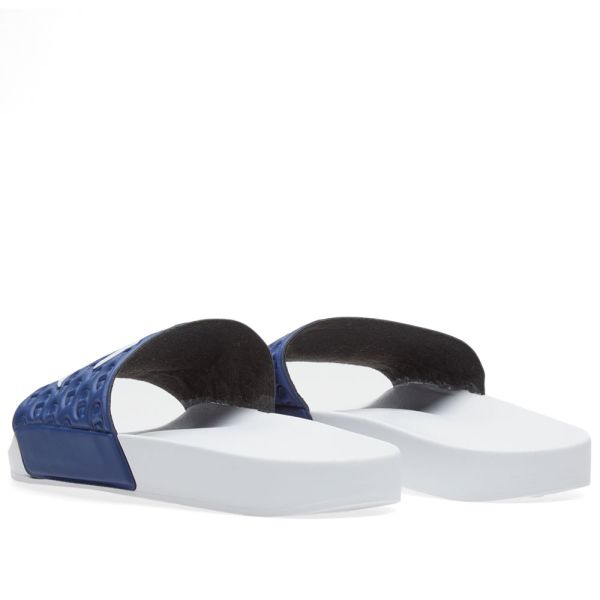 navy blue champion slides