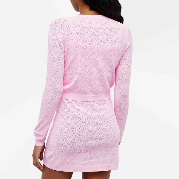 Sandy Liang Encore Cardigan Pepto | END 