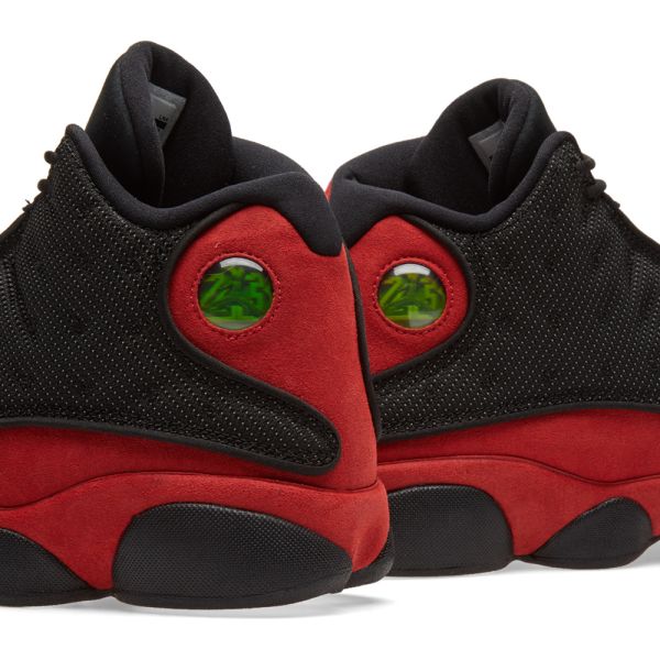 black true red white jordan 13