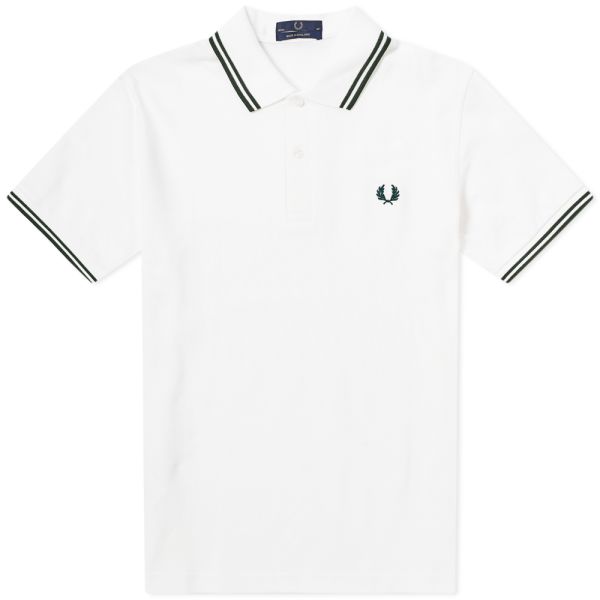 fred perry m12 tartan green