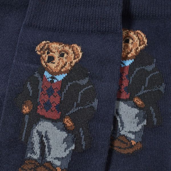 polo teddy bear socks