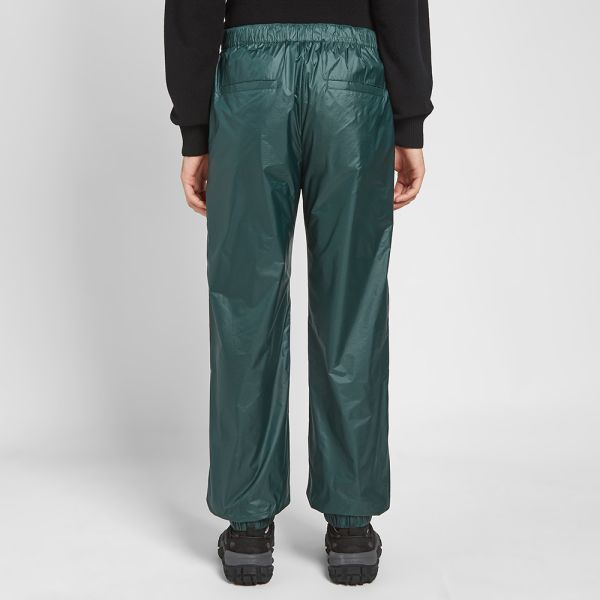 Green nylon pants clearance
