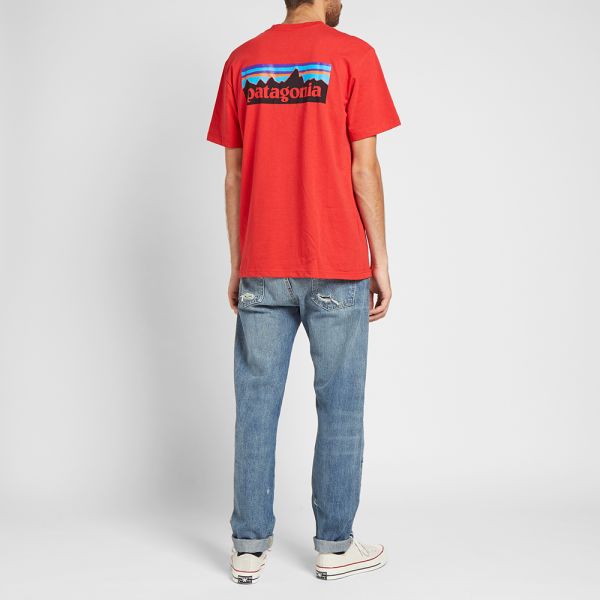 patagonia red t shirt