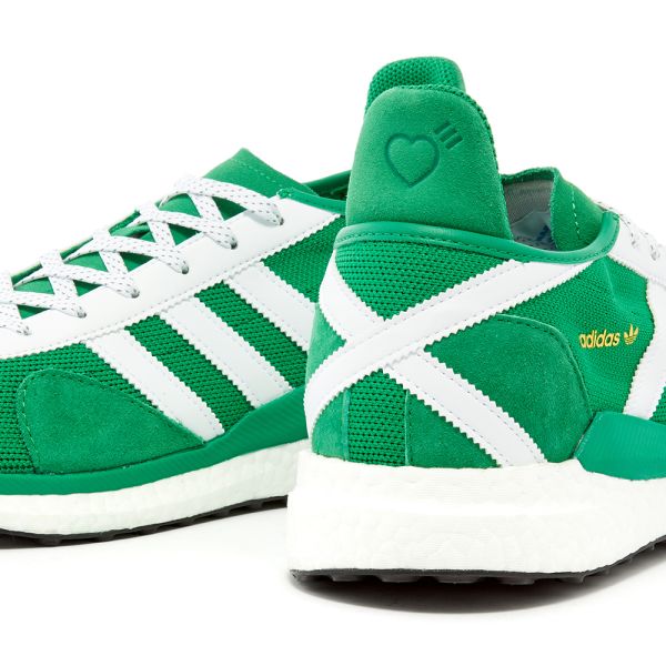 Adidas x human made green tokio solar sneakers clearance
