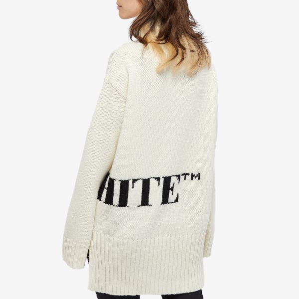 black and white off white jumper