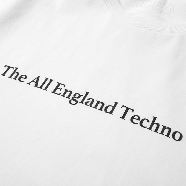 Idea All England Techno Club Tee End Exclusive White End