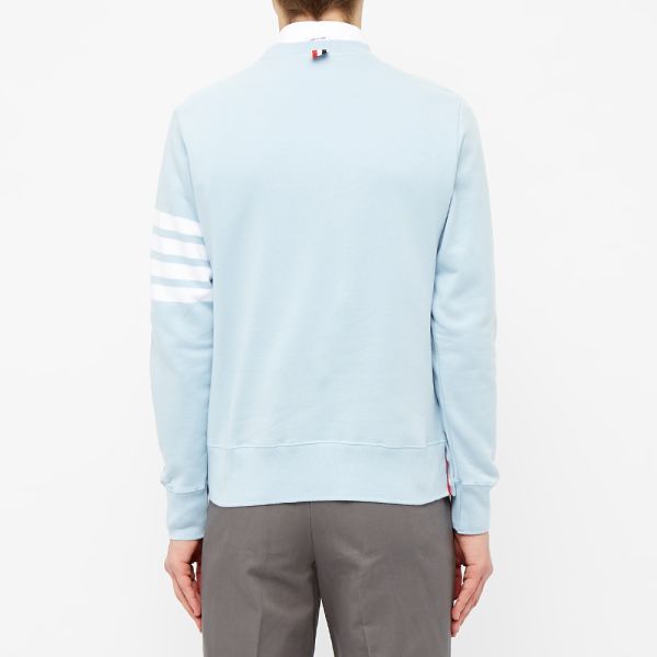 thom browne light blue hoodie